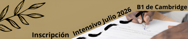 INSCRIPCIÓN B1 - Intensivo Julio 2026 1
