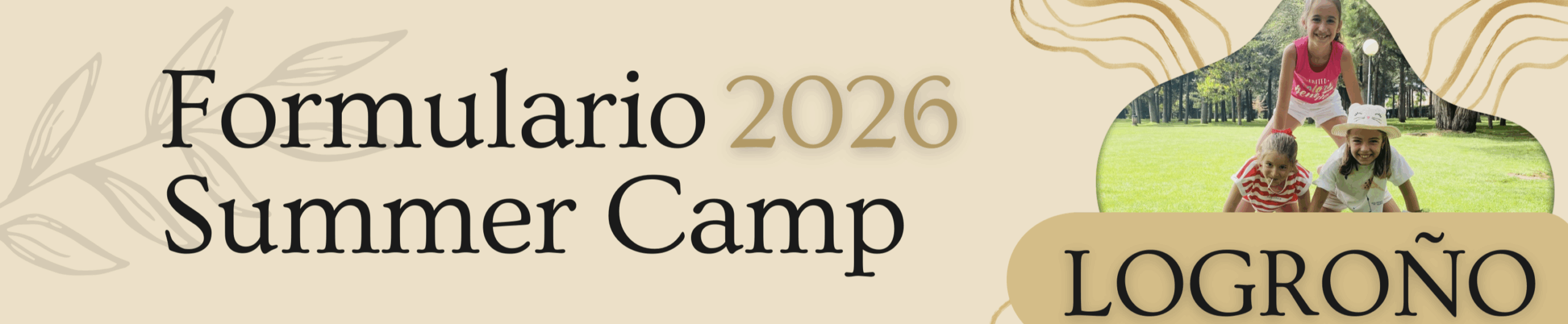 Inscripción alumnos Summer Camp Logroño 1