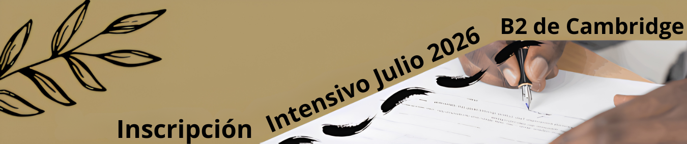 INSCRIPCIÓN B2 - Intensivo Julio 2026 1